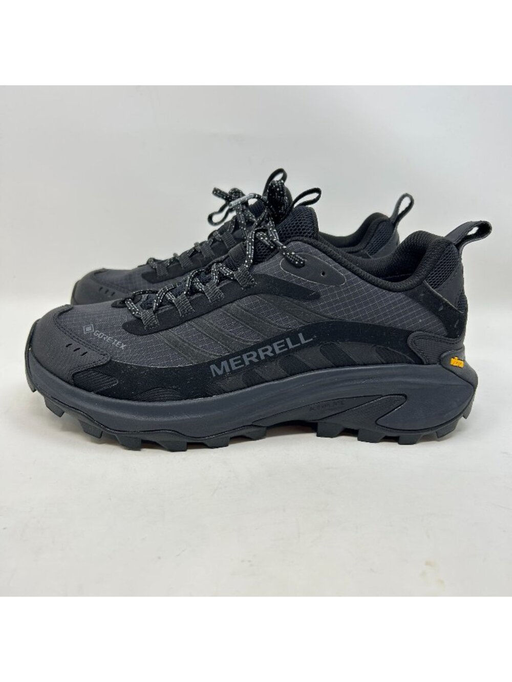 Merrell Gore-Tex Vibram Trail Hiking Shoes Mens 8.5 Waterproof Black J037513Z